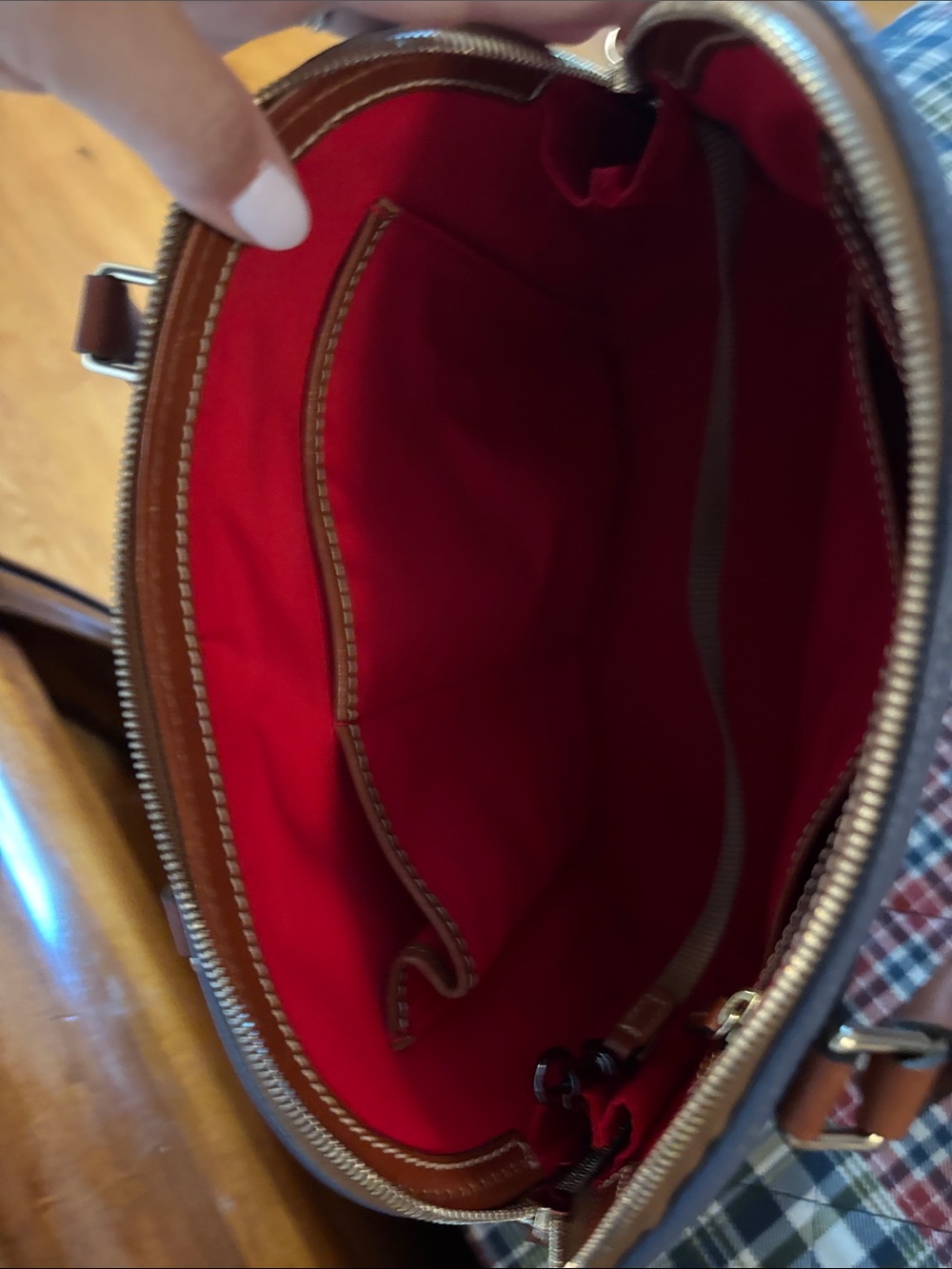 Dooney & Bourke zip zip satchel with dust bag - Picture 4 of 11